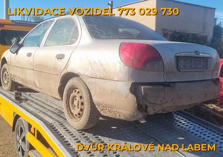 Fotografie likvidace vozidel Dvůr Králové nad Labem