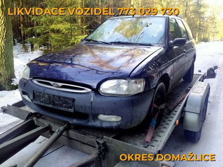 Fotografie likvidace vozidel Okres Domažlice
