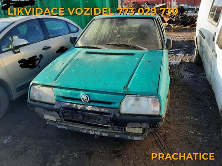 Fotografie likvidace vozidel Prachatice