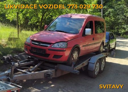 Fotografie likvidace vozidel Svitavy